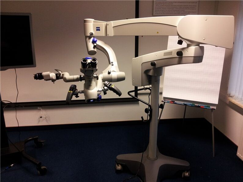 Eye activities are performed by very accurate microscopes