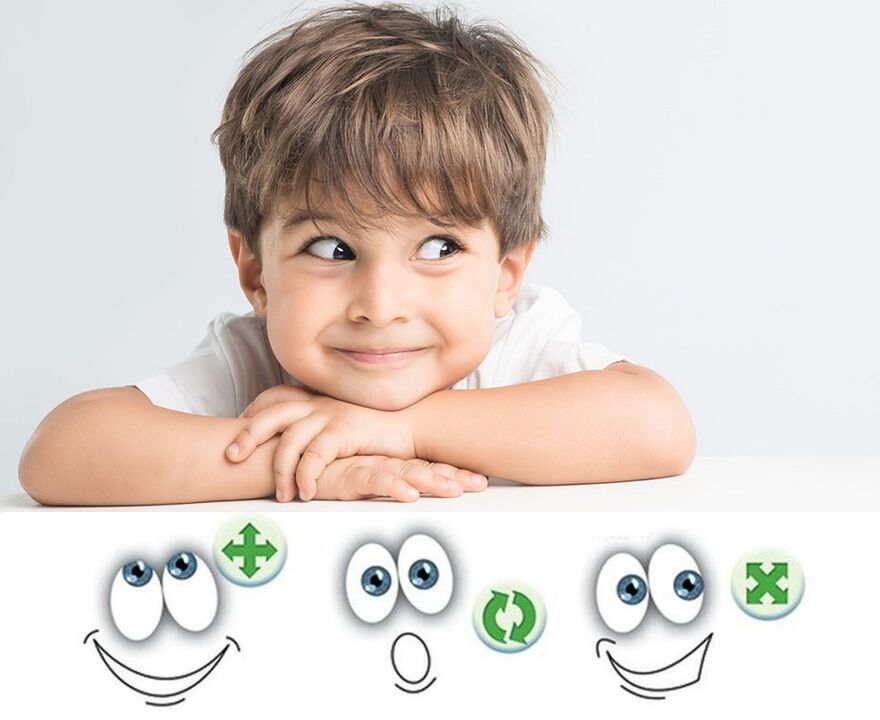 Visual gymnastics for visually impaired children